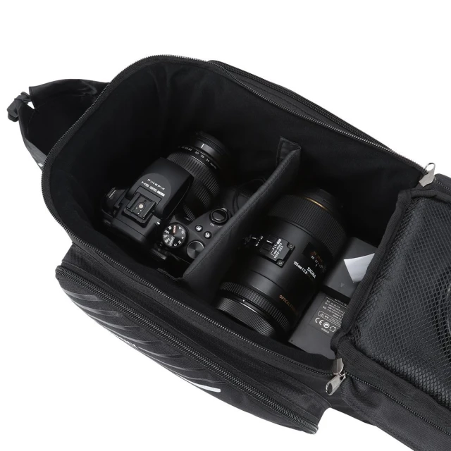 Сумка для велосипеда на багажник Wozinsky Bike Carrier Bag with Rain Cover 9L Black (WBB22BK)