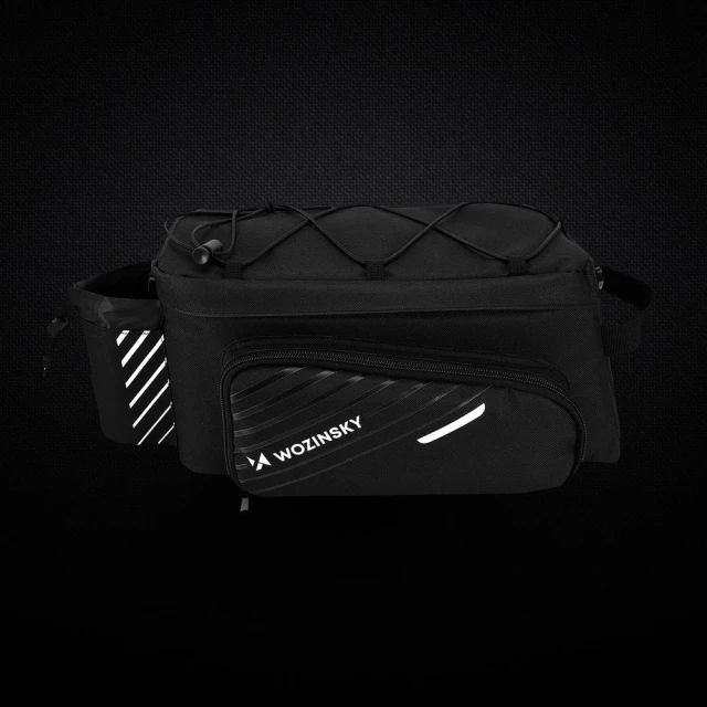 Сумка для велосипеда на багажник Wozinsky Bike Carrier Bag with Rain Cover 9L Black (WBB22BK)
