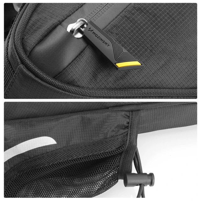 Сумка для велосипеда на раму Wozinsky Frame Bag 1.5L Black (WBB23BK)