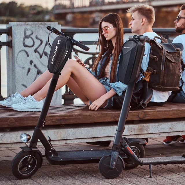 Сумка на кермо для самокату Wozinsky Waterproof Scooter Handlebar Black (WSB4BK)