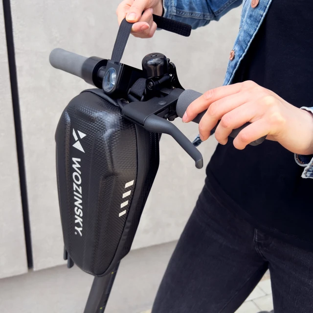 Сумка на кермо для самокату Wozinsky Waterproof Scooter Handlebar Black (WSB4BK)