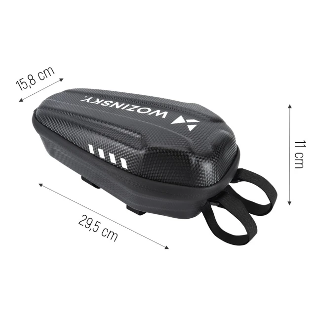 Сумка на кермо для самокату Wozinsky Waterproof Scooter Handlebar Black (WSB4BK)