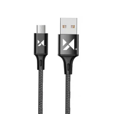 Кабель Wozinsky USB-A to microUSB 1m Black (WUC-M1B)