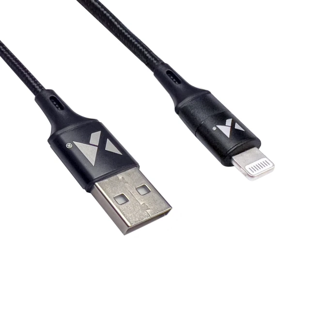 Кабель Wozinsky USB-A to Lightning 1m Black (WUC-L1B)