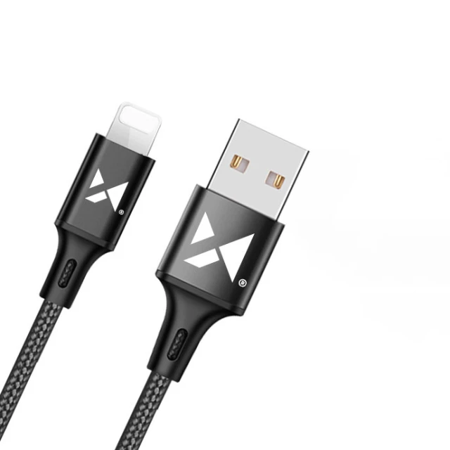 Кабель Wozinsky USB-A to Lightning 1m Black (WUC-L1B)