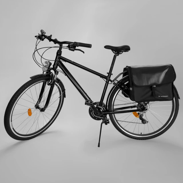 Кошик для велосипеда на багажник Wozinsky Double Pannier 28L Black (WBB34BK)