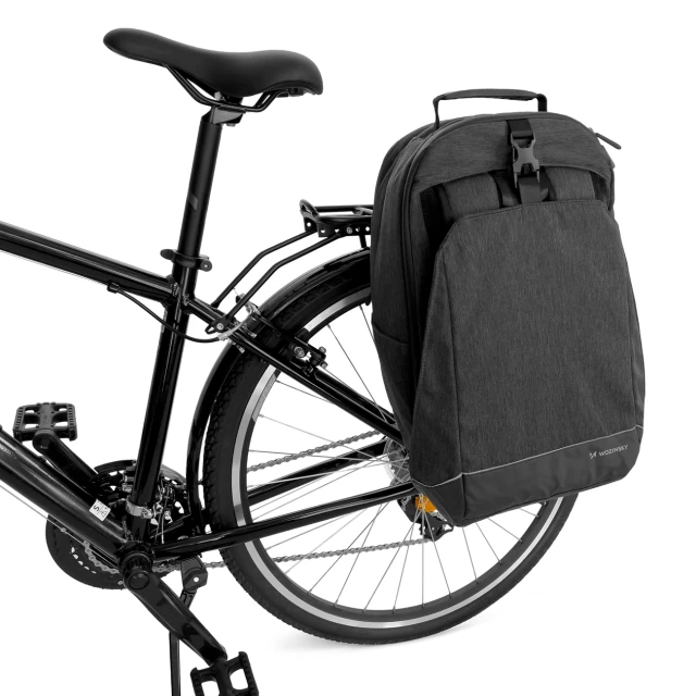 Рюкзак для велосипеда на багажник Wozinsky 2-in-1 30L Black (WBB33BK)