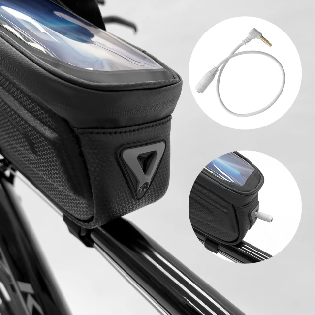 Сумка для велосипеда на раму Wozinsky Bike Frame Bag 1.7L Black (WBB28BK)