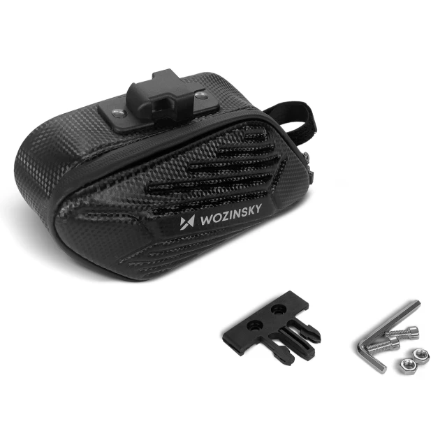 Сумка для велосипеда під сідло Wozinsky Bicycle Saddle Bag Waterproof 1.5L Black (WBB27BK)
