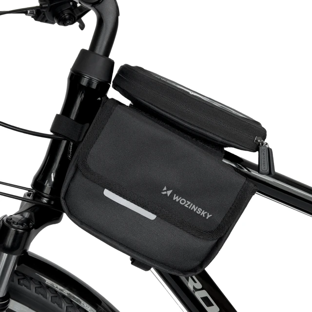 Сумка для велосипеда на раму Wozinsky Bike Frame Bag 1.5L Black (WBB26BK)