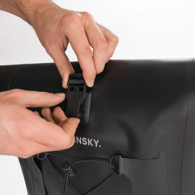 Кошик для велосипеда на багажник Wozinsky Waterproof Bicycle Pannier 25L Black (WBB24BK)