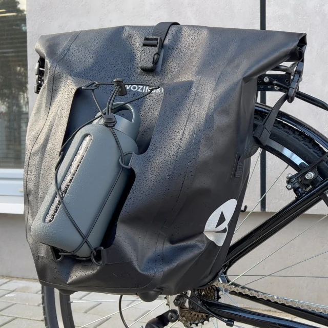Кошик для велосипеда на багажник Wozinsky Waterproof Bicycle Pannier 25L Black (WBB24BK)