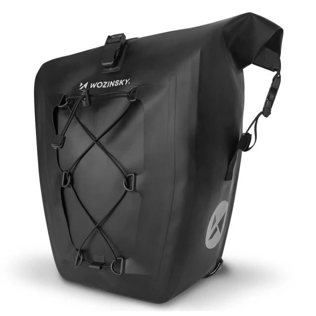 Кошик для велосипеда на багажник Wozinsky Waterproof Bicycle Pannier 25L Black (WBB24BK)