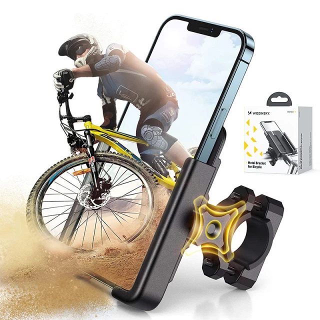 Тримач на кермо для смартфона Wozinsky Metal Phone Holder 4.7