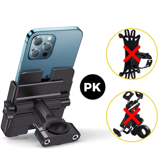 Тримач на кермо для смартфона Wozinsky Metal Phone Holder 4.7