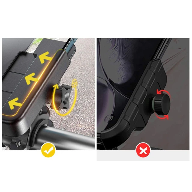 Тримач на кермо для смартфона Wozinsky Metal Phone Holder 4.7