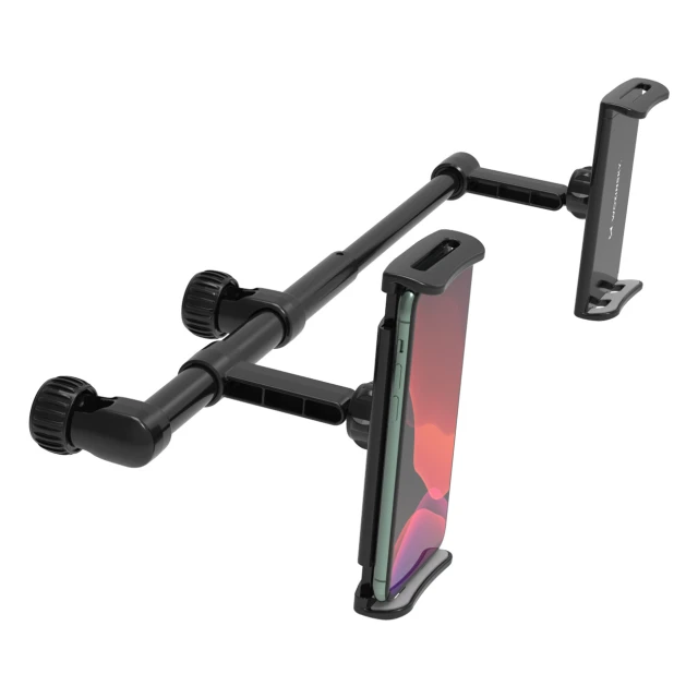 Автотримач в підголовник Wozinsky Dual Car Holder Black (WTHBK1)