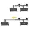 Автотримач в підголовник Wozinsky Dual Car Holder Black (WTHBK1)