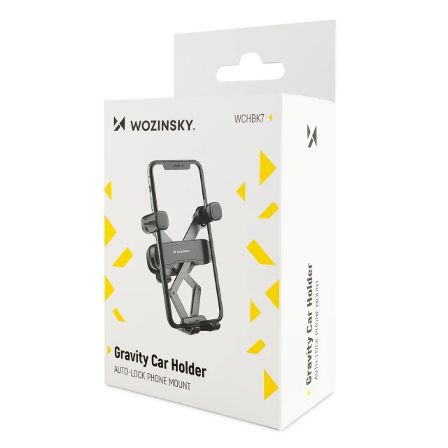 Автотримач Wozinsky Gravity Holder Black (WCHBK7)