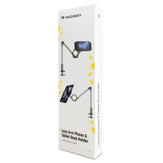 Универсальный держатель Wozinsky Flexible Holder для планшетов и смартфонов Black (WTHBK5)