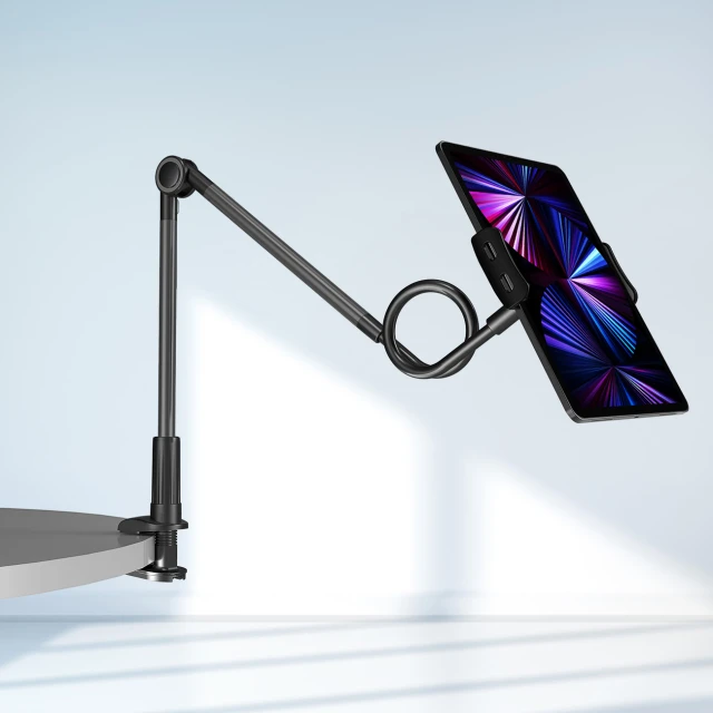 Универсальный держатель Wozinsky Flexible Holder для планшетов и смартфонов Black (WTHBK5)