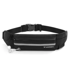 Спортивна сумка на пояс Wozinsky Expandable Running Belt Black (WRBBK1)