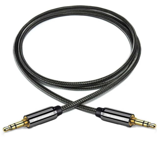 Кабель Wozinsky AUX Mini Jack 3.5 mm to Mini Jack 3.5 mm 3 m Black (WACMJB-3M)