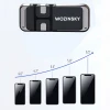 Магнитный держатель с органайзером Wozinsky Magnetic Phone Holderv Black (WMCDO-B1)