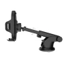 Автотримач Dudao Telescopic Gravity Car Windshield Mount Holder Black (5907769307560)