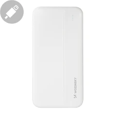 Портативное зарядное устройство Wozinsky 2x USB-A | USB-C | micro USB 10000 mAh White (WPBWE1)