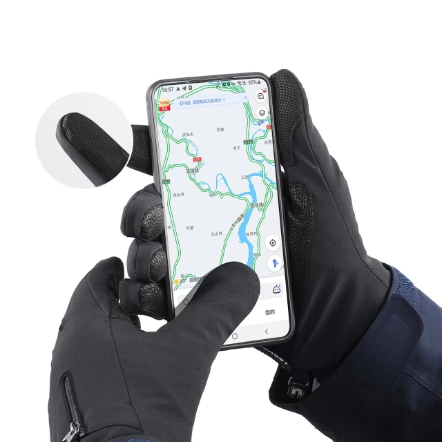 Спортивні рукавички Hurtel для телефону протиковзкі (розмір XL) Black (5907769307744)