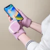 Рукавички зимові сенсорні Hurtel Рожеві (5907769307904)