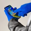 Рукавички зимові сенсорні Hurtel Сині (5907769307959)