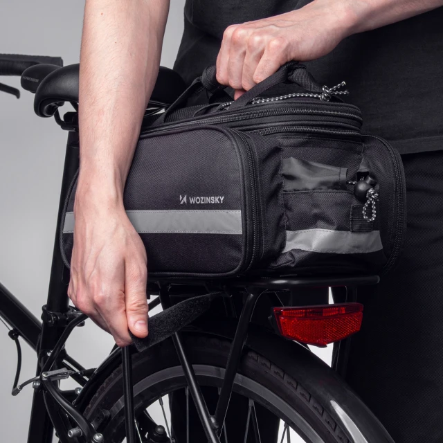 Велосипедна сумка Wozinsky WBB36BK 27L Чорна (WBB36BK)