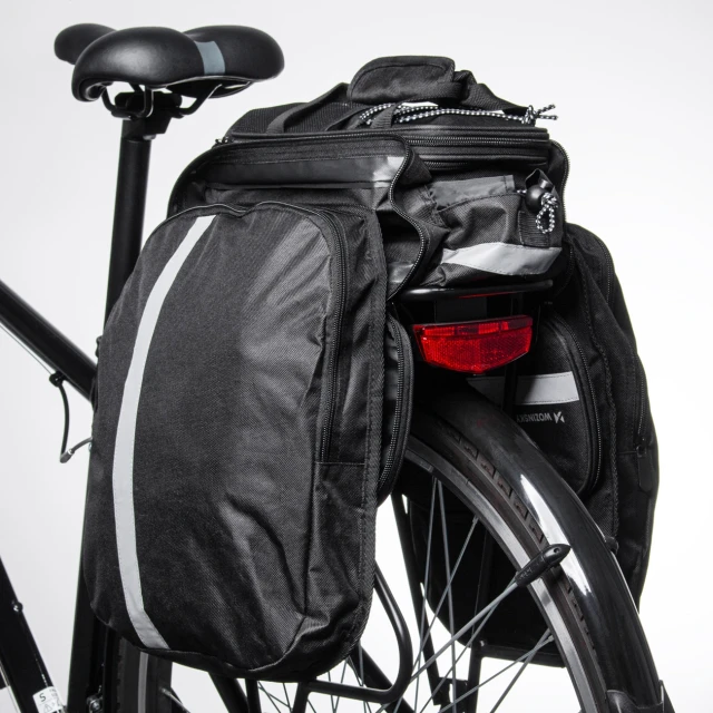 Велосипедна сумка Wozinsky WBB36BK 27L Чорна (WBB36BK)