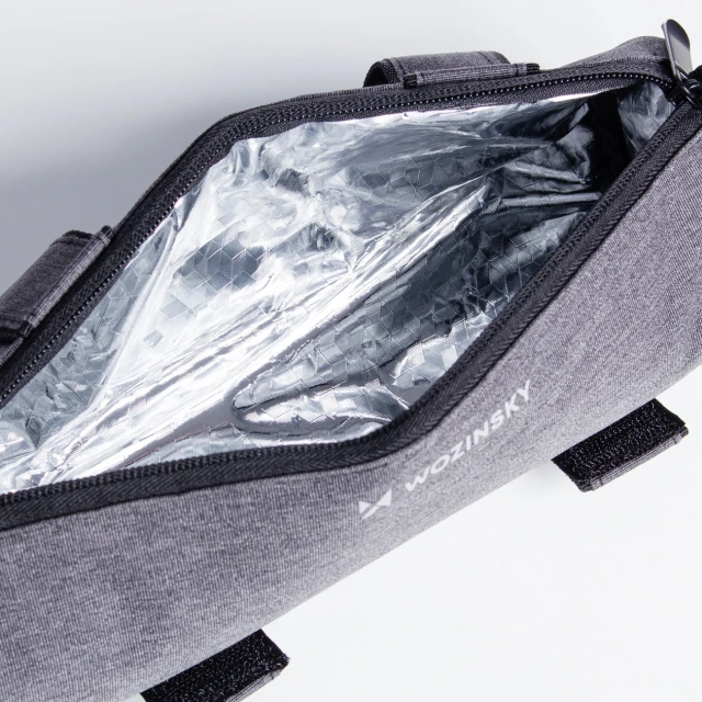 Велосипедна сумка Wozinsky WBB37GRB з термоізоляцією 0.7L Сіра (WBB37GR)