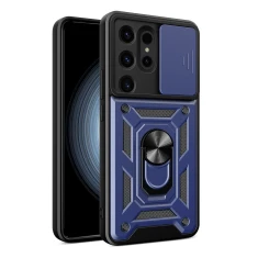 Чохол Hurtel Hybrid Armor Camshield для Samsung Galaxy S24 Ultra Blue (5907769310478)