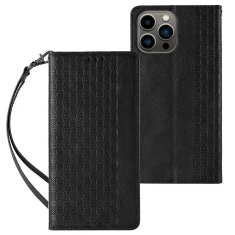 Чохол Hurtel Flip Wallet для iPhone 14 Pro Max Black (5907769311031)