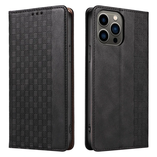 Чохол Hurtel Flip Wallet для iPhone 14 Pro Max Black (5907769311031)