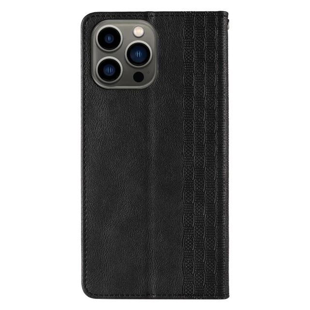 Чохол Hurtel Flip Wallet Mini Lanyard Stand для iPhone 14 Pro Black (5907769311079)