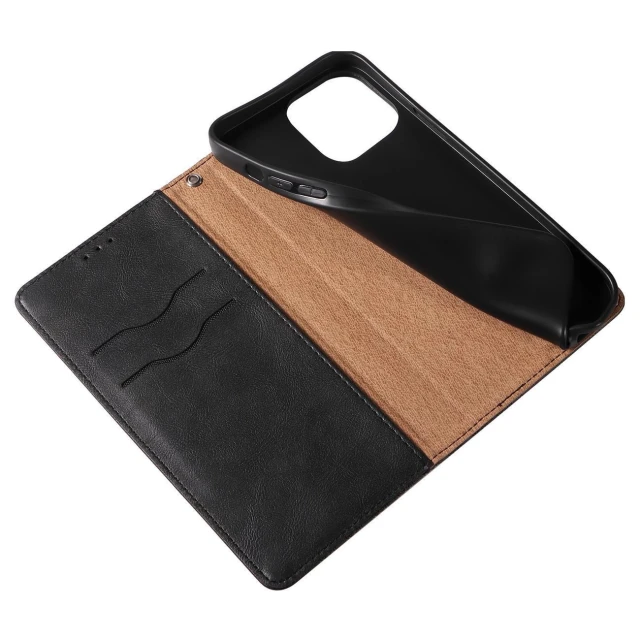 Чохол Hurtel Flip Wallet Mini Lanyard Stand для iPhone 14 Plus Black (5907769311116)