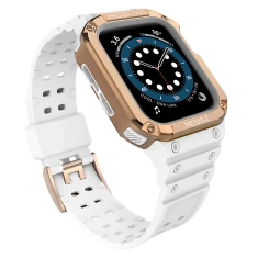 Ремінець Hurtel для Apple Watch Series 9/8/7 41 mm | 6/5/SE 40 mm | 3/2/1 38 mm White (5907769311789)