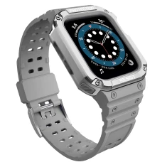 Ремінець Hurtel для Apple Watch Series 9/8/7 41 mm | 6/5/SE 40 mm | 3/2/1 38 mm Grey (5907769311901)