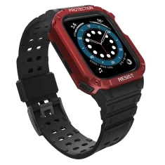 Ремінець Hurtel для Apple Watch Series 11/10 42 mm | Series 9/8/7 41 mm | 6/5/SE 40 mm | 3/2/1 38 mm Black (5907769311994)