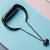 Ремінець Hurtel Metal Chain для Xiaomi Mi Band 6/5/4/3 Black (5907769312038)