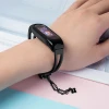Ремінець Hurtel Metal Chain для Xiaomi Mi Band 6/5/4/3 Black (5907769312038)