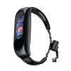 Ремінець Hurtel Metal Chain для Xiaomi Mi Band 6/5/4/3 Black (5907769312038)