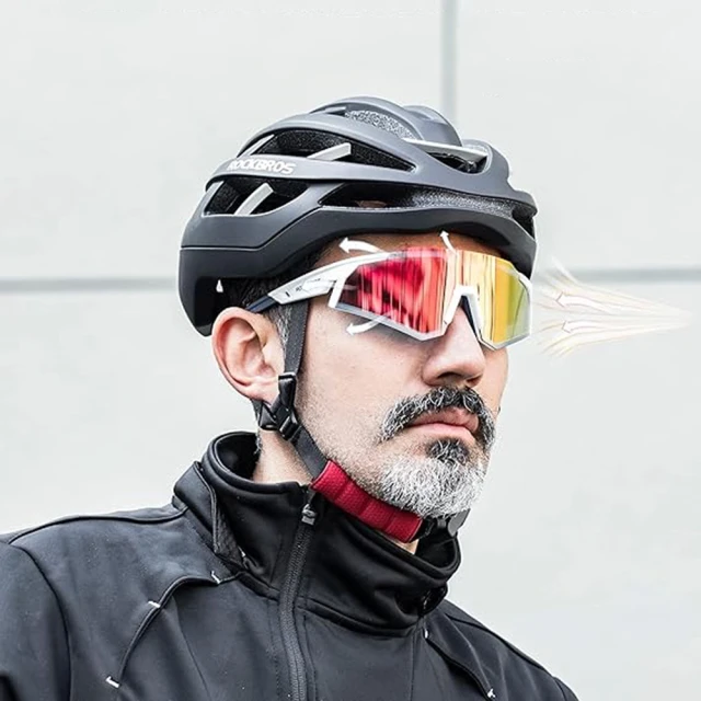 Okulary rowerowe Rockbros SP297 polaryzujące - białe (14130001002)