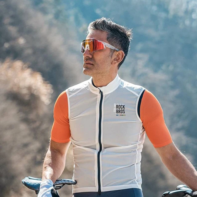 Okulary rowerowe Rockbros SP297 polaryzujące - białe (14130001002)