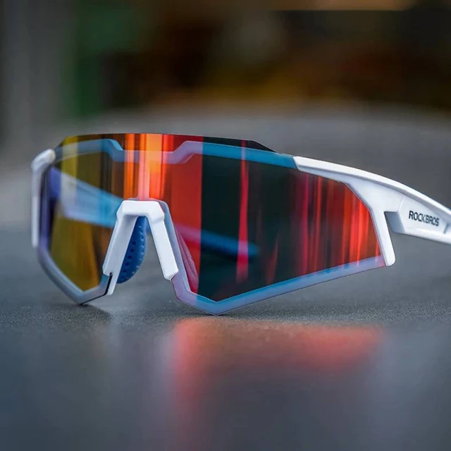 Okulary rowerowe Rockbros SP297 polaryzujące - białe (14130001002)
